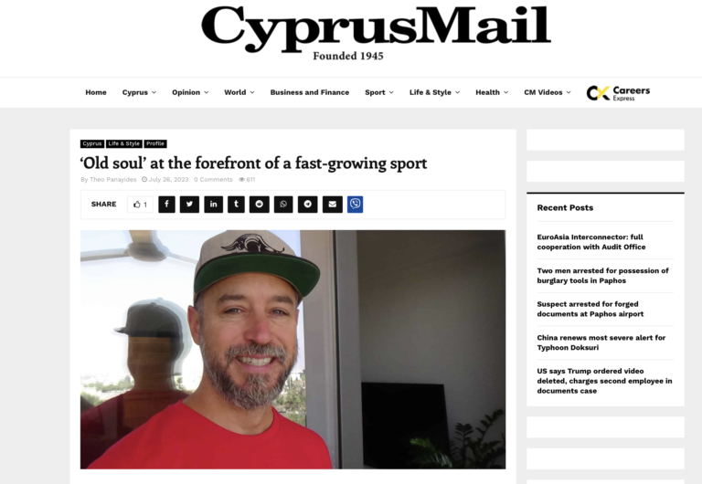 disc golf in cyprus robert abel interview